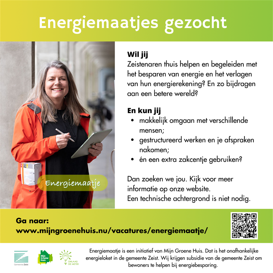 Bericht Maatjes voor huishoudens met energiezorgen bekijken